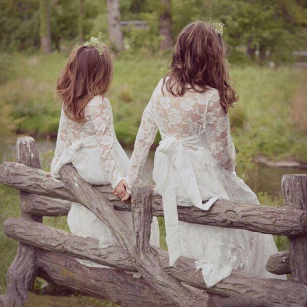 White Wedding Dresses, Boho Lace Flower Girl Dresses, and Bohemian Bridesmaid Dresses - Perfect for Every Special Occasion