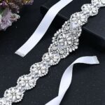 floral belt, rhinestone wedding belt, Wedding Dress Belts, Bridesmaid Dresses Belts, Minimalist bridal belt, Bridal Sash Belt