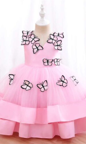 Enchanting Butterfly Kids Party Dresses | Butterfly Princess Dress & Flower Girl Tutu Dresses for Girls