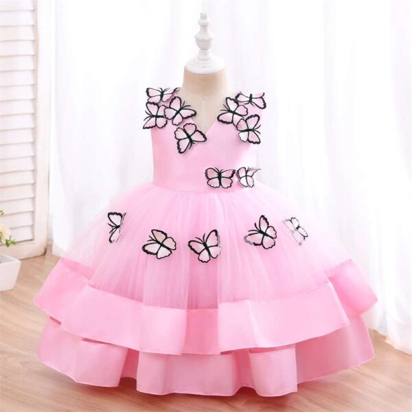 Enchanting Butterfly Kids Party Dresses | Butterfly Princess Dress & Flower Girl Tutu Dresses for Girls