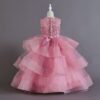 Girls Party Dress, Girls ball gown, wedding dress for girls, girls fluffy dress, girls long dress, lace tulle dress, birthday dress, Flower Girl Dresses