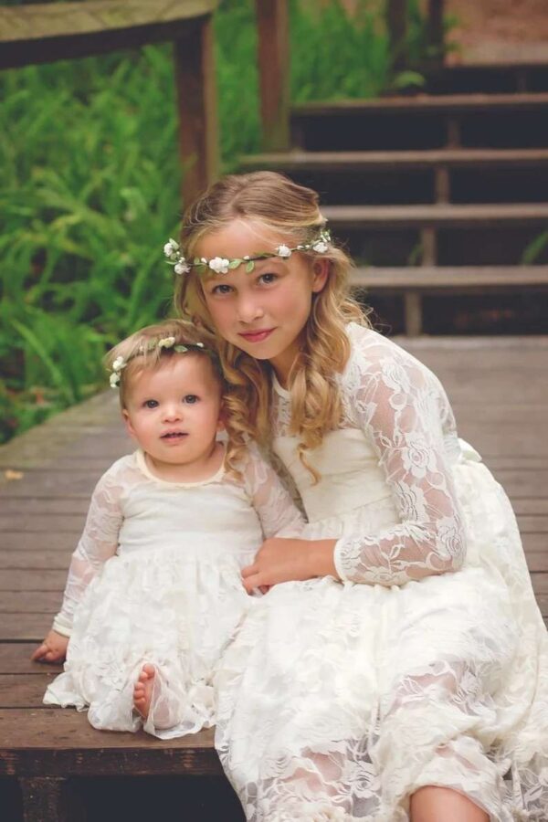 White Wedding Dresses, Boho Lace Flower Girl Dresses, and Bohemian Bridesmaid Dresses - Perfect for Every Special Occasion