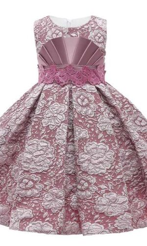 Lace Tulle Princess Girl's TUTU Dress, Bridesmaid Fairy Dress, children Dresses, Formal Ball Gown For Girls , Party Prom Dress