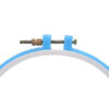 5 PCS Adjustable Plastic Embroidery Hoop Set - Cross Stitch Ring Frames, Durable Sewing Tools for Needlework Projects
