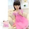 Chiffon Princess Lace Tulle Girls Dress, Evening Dress, Tutu Dress, Flower Dress, Pink Fairy Dress