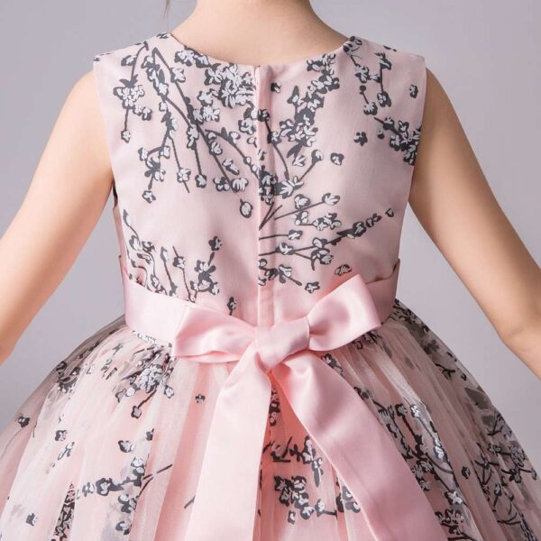 Flower Girl Dress | Evening Formal dresses | Wedding party Dress | girls trailing Dress | Puffy Dress for Toddler Girls Tutu Dress