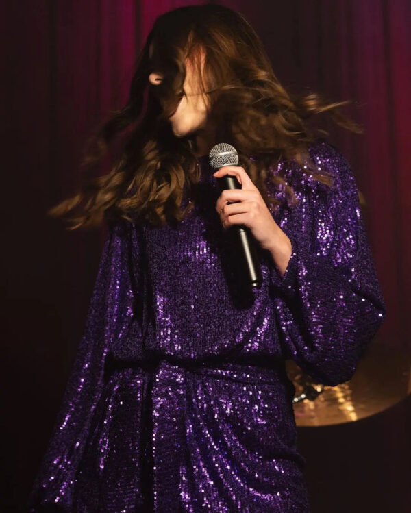 Sequin Dresses for woman long sleeve loose wedding party dress elegant evening dress cocktail Gatsby Party dress