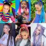 Colorful Hair Braided 60CM Elastic Rubber Band Braiding Pony Tail Hair Extensions For Girls - Ponytail Hair Bands - Hair Ornament Headbands