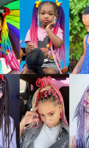 Colorful Hair Braided 60CM Elastic Rubber Band Braiding Pony Tail Hair Extensions For Girls - Ponytail Hair Bands - Hair Ornament Headbands