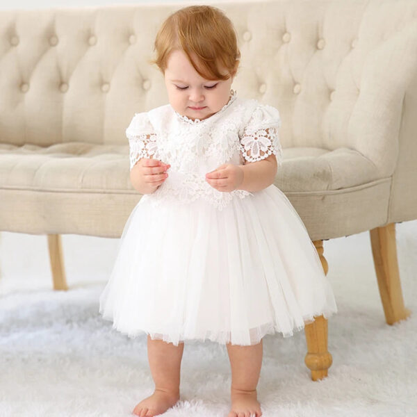 Christening gown, flower girl dress, Girls church dress, Baptism dress for baby girl, Toddler White dress, Baby Wedding Dress