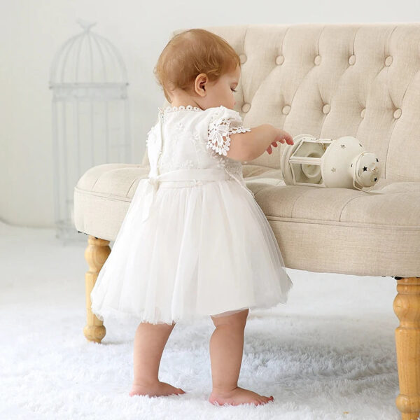 Christening gown, flower girl dress, Girls church dress, Baptism dress for baby girl, Toddler White dress, Baby Wedding Dress