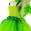 Fairy dress with wings, Sparkly Green Fairy Dress, Garden Fairy Dress, girls Dresses, girls Tutu Dress
