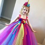 Rainbow Dress, Unicorn Tutu Dress, Girls Unicorn Dress, Girls Rainbow Dress, Unicorn Birthday dress, Unicorn Party Dress