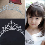 Crystal Rhinestone Crown Hair Bands For Kids Girl Headband Wedding Prom Tiaras Hair Jewellery Accessories
