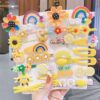 14Pcs/Set Kids Cute Hair Accessories, children Hairclips ,Gifts Hairpins, Hair Accessories, Kids Cute Clips, Sweet Colour Hairpins