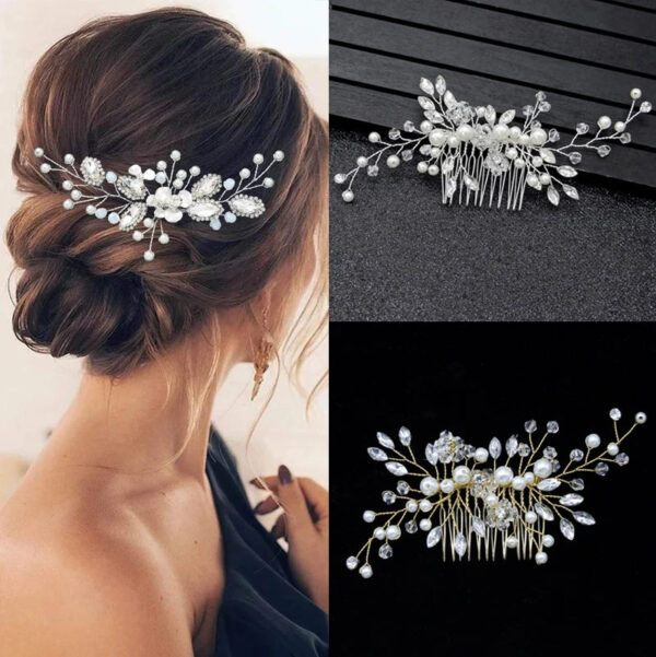 Large statement Crystal bridal hair comb, Wedding hair comb, Rhinestone Crystal hair comb, Wedding hair accessory