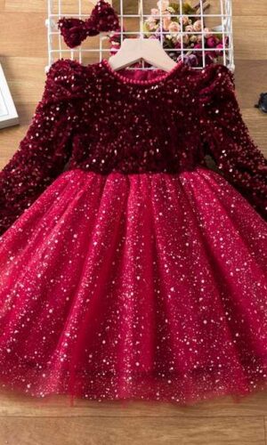 Elegant Lace Tulle Princess Tutu Dress | Girls Bridesmaid & Partywear Ball Gown | Sequin Formal Prom Dress for Girls