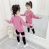 Cheeky Meeky Casual Kids Outfits Set for Girl Kids, Top and lagging Set for Girls, Track Suit for Girl kids