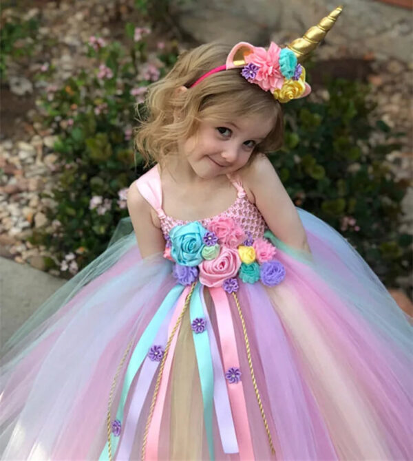 Girls Unicorn Tutu Dress, Girls Unicorn Dress, Unicorn Birthday dress, Unicorn Party Dress