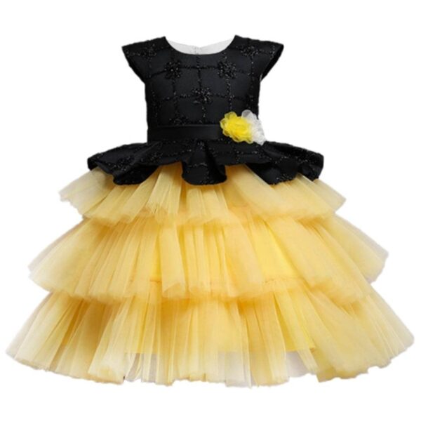 Girl's Princess Dress, Flower Girl dress,Girls Birthday Dress, Lace Tulle Dress, Girls Dresses,Girls tutu Dress