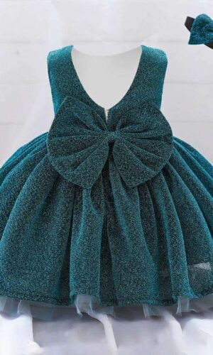 Lace Tulle Princess TUTU Girl Dress, Bridesmaid Fairy Dress, Big Bow children Dresses, Formal Ball Gown For Girl Child, Party Prom Dress