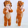 Adorable Animal Bodysuits: Boys & Girls Baby Rompers, Winter Cosplay Costumes, lion costume