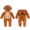 Adorable Animal Bodysuits: Boys & Girls Baby Rompers, Winter Cosplay Costumes, lion costume