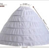 6 Hoop Crinoline White Long Wedding Petticoat Ball Gown Dress Underskirt Skirt Large crinoline