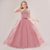 Elegant Flower Girl Bridesmaid Dresses – Princess Gowns for Weddings & Formal Parties Girls Trailing Dress