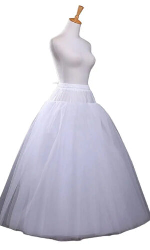 Elegant Floor-Length Petticoat – Hoopless Crinoline Underskirt for Wedding & Ball Gowns