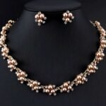 Bridal jewellery set, Wedding Necklace set, pearl jewelry set, bridesmaid jewellery, Pearl Necklace Set, Necklace for Bride