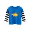 Cartoon Dinosaur Long Sleeve T-Shirts for Girls and Boys