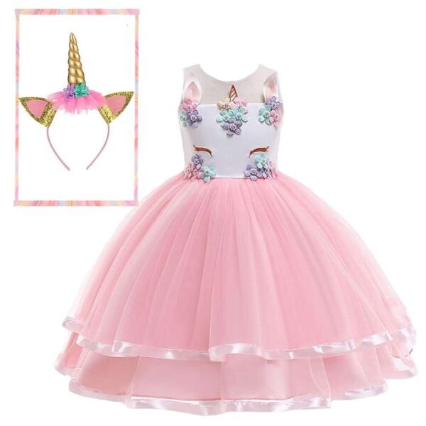 Unicorn Tutu Dress- Unicorn Dress - Unicorn Birthday dress with headband - Girls Unicorn Costume - Girls TUTU Dress - Unicorn Costume