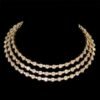 Bridal Necklace, Bridal Jewelry Rhinestone Choker, Silver Bridal Necklace And Earrings, Jewelry Set, Wedding Set, Jewellery For Bride, Wedding necklace set