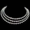 Bridal Necklace, Bridal Jewelry Rhinestone Choker, Silver Bridal Necklace And Earrings, Jewelry Set, Wedding Set, Jewellery For Bride, Wedding necklace set