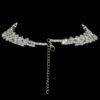 Bridal Necklace, Bridal Jewelry Rhinestone Choker, Silver Bridal Necklace And Earrings, Jewelry Set, Wedding Set, Jewellery For Bride, Wedding necklace set