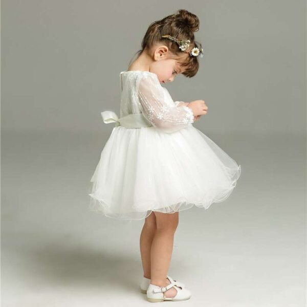 Christening gown, flower girl dress, Girls church dress, Baptism dress for baby girl, Toddler White dress, Christening Dress