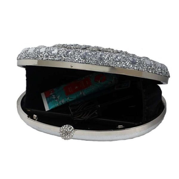 Crystal Beaded Bridal Clutch, Wedding Crystal Clutch, Bridal Clutch Bag,Clutch Bags, Diamond Rhinestone Purse, Female clutches, Chain Handbags, Wedding Purse , Evening Bag