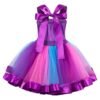 Mermaid Flower Dress with Hairband, Girls Tutu Dress, Mermaid Tutu Dress, Mermaid Dress, Mermaid Outfit, Mermaid costume