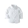 Boy Formal Outfit Set: Long-Sleeved Shirt, Bow Tie, Vest, and Trousers - Ideal for Parties & Birthdays - High-Quality Cotton Toddler Clothing