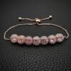 Flower girl Bracelet Gift, Junior Bridesmaid Gift, Green Pink Rose Gold Silver Bracelet, Cubic Zirconia Bracelet