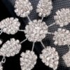Head Chain Exquisite Cubic Leaf Forehead Headband Chain Hair Jewellery For Women Headpiece Bridal Wedding Head Chain, Wedding Headpiece