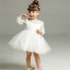 Christening gown, flower girl dress, Girls church dress, Baptism dress for baby girl, Toddler White dress, Christening Dress