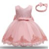 Newborn Gown Infant Girls Dress Toddler Dresses Little Baby Vestidos Baby Girl 1 Year Birthday Dress, Girls Party Dress, lace tulle dress