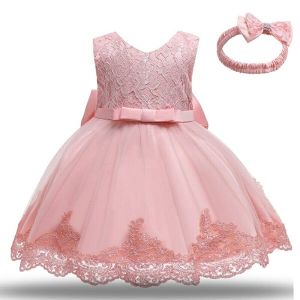 Newborn Gown Infant Girls Dress Toddler Dresses Little Baby Vestidos Baby Girl 1 Year Birthday Dress, Girls Party Dress, lace tulle dress
