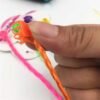 6pcs/set Colourful Hair Clips ,Hair Bands, Girls Colourful Wigs Hair Ornament Headbands
