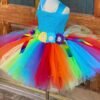 Rainbow Dress, Unicorn Tutu Dress, Girls Unicorn Dress, Girls Rainbow Dress, Unicorn Birthday dress, Unicorn Party Dress