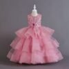 Girls Party Dress, Girls ball gown, wedding dress for girls, girls fluffy dress, girls long dress, lace tulle dress, birthday dress, Flower Girl Dresses