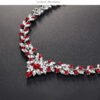 Glamorous Leaf-inspired Jewelry Set: Perfect for Weddings and Parties, Leaves Jewelry Sets for Women, Bridal Necklace Earrings Set, Wedding jewellery, Party Necklace