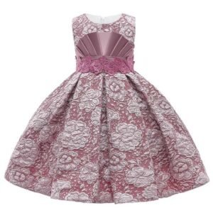 Lace Tulle Princess Girl's TUTU Dress, Bridesmaid Fairy Dress, children Dresses, Formal Ball Gown For Girls , Party Prom Dress